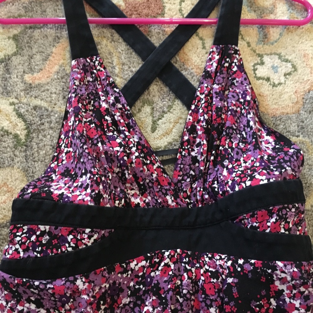 Bebe Flower Ruffle Dress - Picture 4 of 4